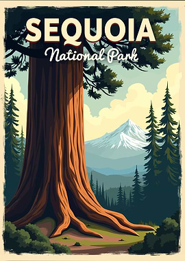 Sequoia National Park Poster