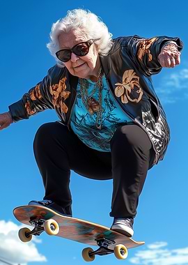 Senior Skateboarder