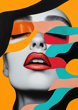 Abstract Woman Portrait