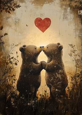Bear Couple in Love