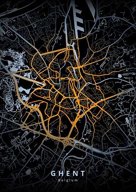 Ghent City Map
