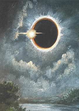 Solar Eclipse Painting