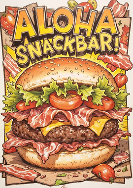 Aloha Snack Bar Burger