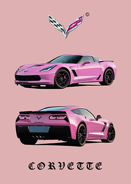 Pink Corvette