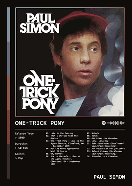 One-Trick Pony (1980) Album by Paul Simon