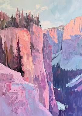 Pink Canyon Landscape