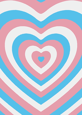 Transgender Pride Heart