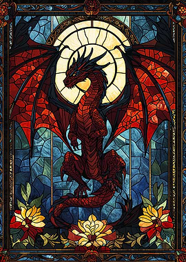 Stained Glass Dragon