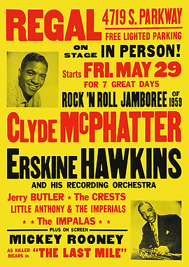 Clyde McPhatter Concert Poster