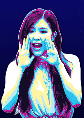 Rose Blackpink Pop Art Shouting