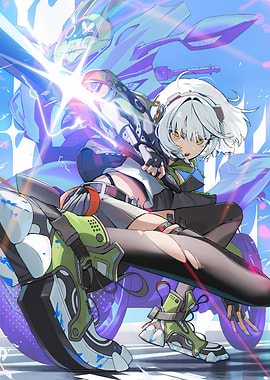 Girl with Futuristic Weapon