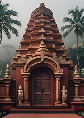 Ancient Temple Entrance