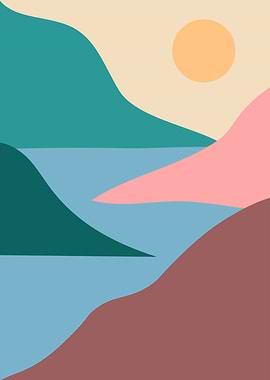 Abstract Landscape Art