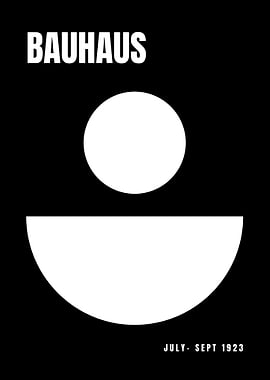 Bauhaus Logo Poster