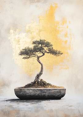 Bonsai Tree Painting