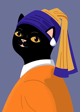 Cat in a Turban