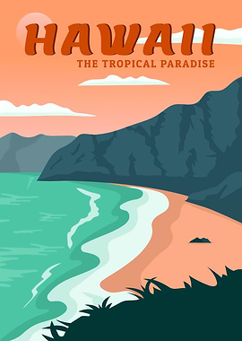 Hawaii Beach Poster