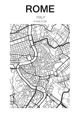 Rome City Map