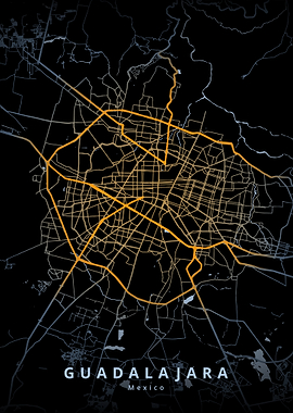 Guadalajara City Map
