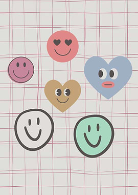 Smiling Faces & Hearts