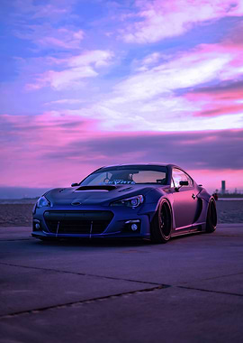 Subaru BRZ Sunset