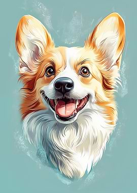 Welsh Corgi Portrait