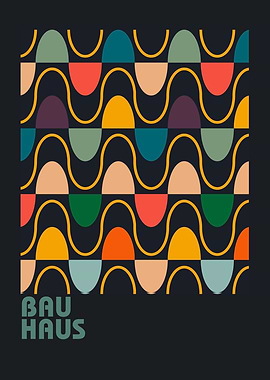 Bauhaus Geometric Pattern