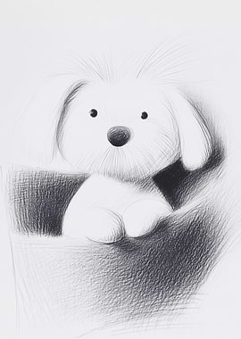 Cute Dog Drawing