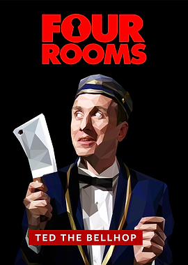 Four Rooms Bellhop Poster