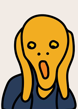 The Scream Cartoon