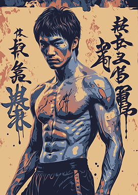Bruce Lee Portrait