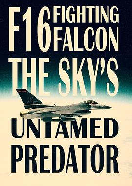 F-16 Falcon Poster