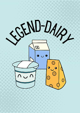 Legend-Dairy Cartoon