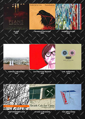 Death Cab for Cutie Collage