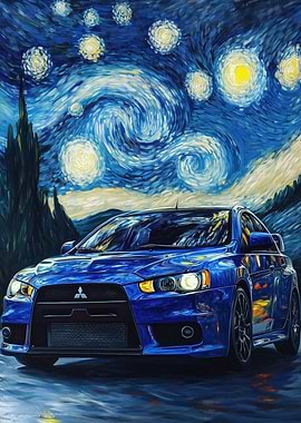 Starry Night Mitsubishi Evo