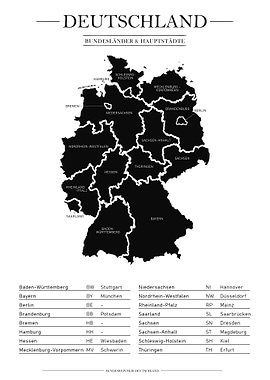 Germany Map with States