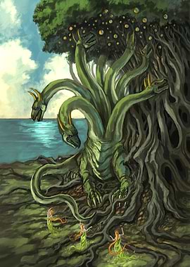 Ladon, the Guardian of Hesperides