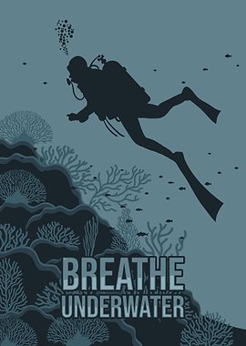 Scuba Diver Underwater