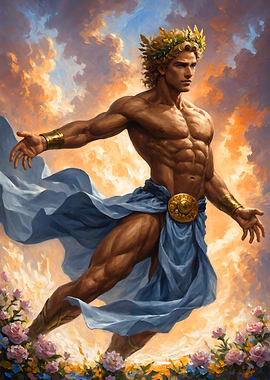 'Sun's Grace' - Apollo Painting