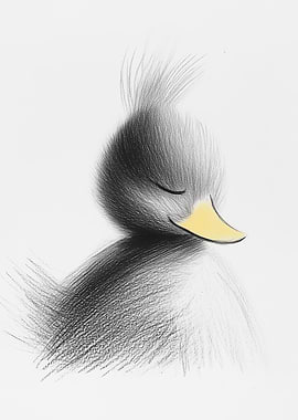 Black and Yellow Duckling