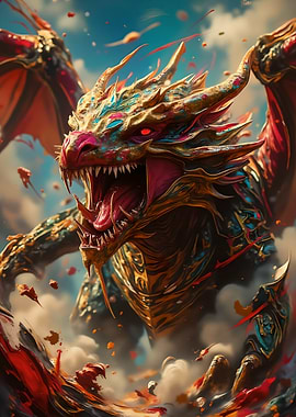 Golden Dragon Artwork