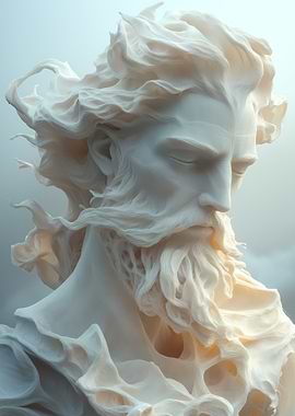 White Bust of Hades