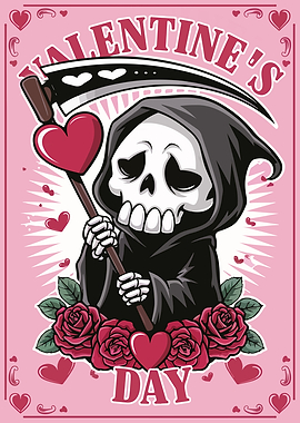 Grim Reaper Valentine's Day