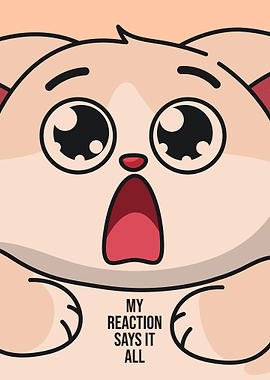 Shocked Cat Reaction