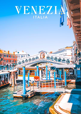 Venice Bridge & Gondolas