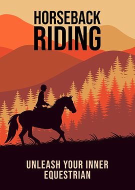 Horseback Riding Poster