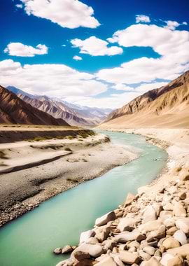 River in Mountain Valley