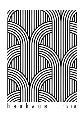 Bauhaus Geometric Pattern