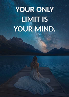 Woman in white Dress Motivation