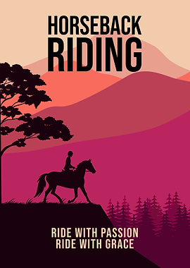 Horseback Riding Poster